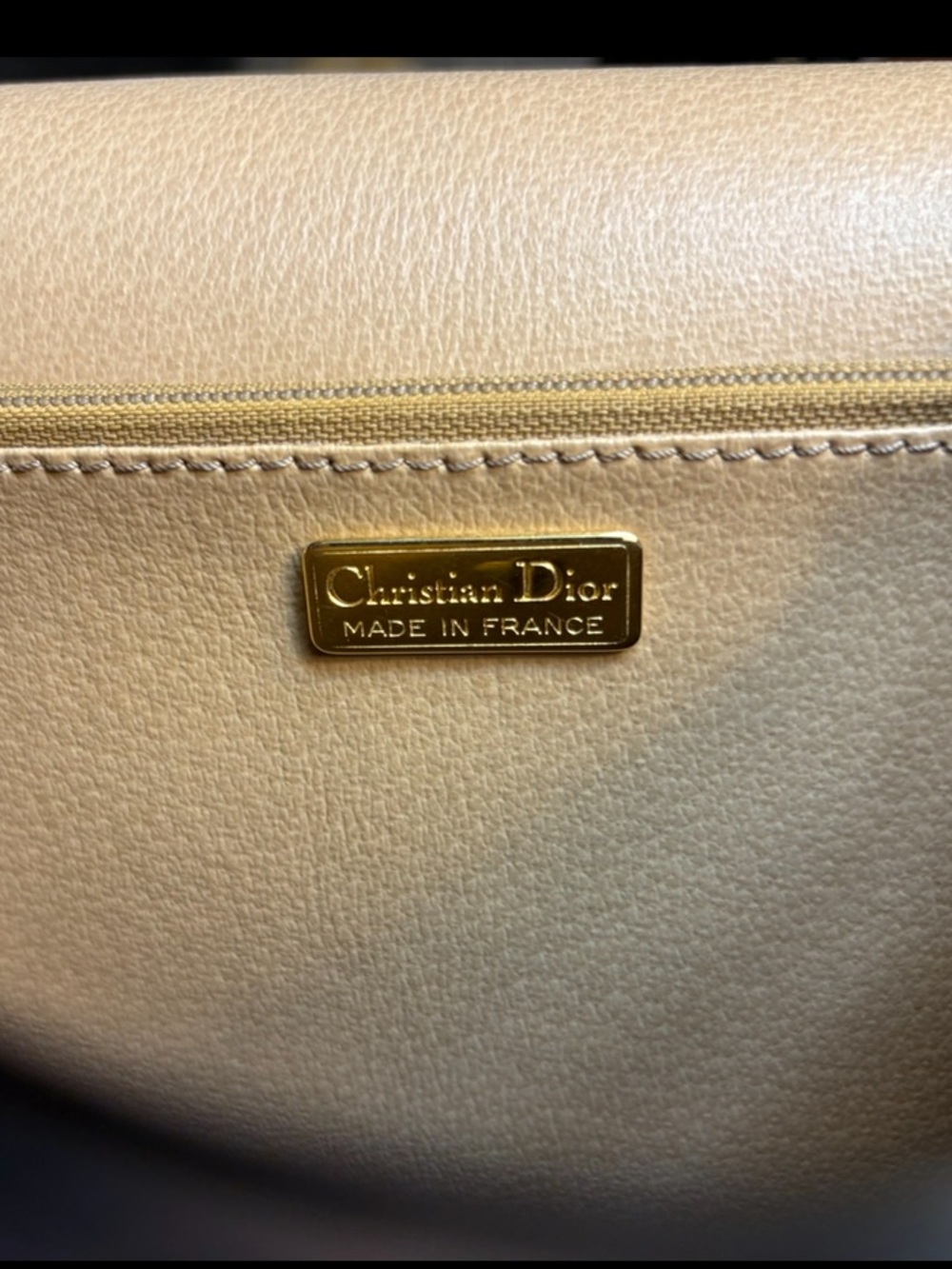 Rare Vintage Christian Dior Navy Oblique Monogram Jacquard Shoulder Bag w/ COA✨ - Picture 6 of 9